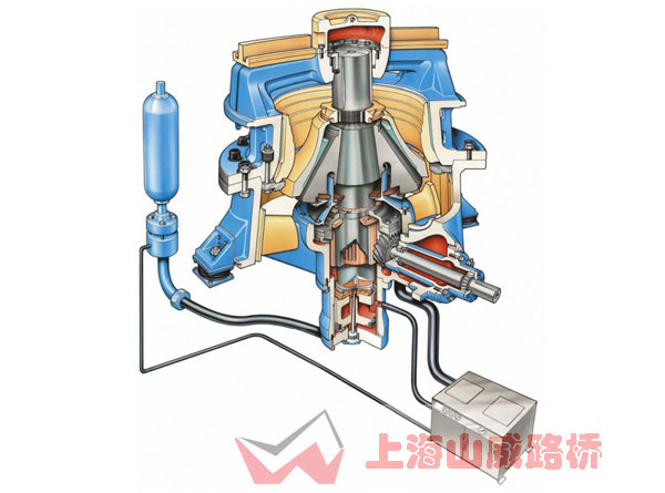 SHC單缸(杠)液壓圓錐破碎機結(jié)構(gòu)圖